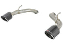 aFe Takeda 2.5 in. 304 Stainless Steel Axle-Back Exhaust System (Carbon Fiber Tips) – 17–19 Infiniti Q60 3.0L V6 Twin-Turbo