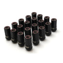 Wheel Mate Muteki HR50 Open-End Lug Nut Kit – M14x1.50 / 50mm – Black Red