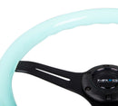 NRG 350mm Wood Grain Steering Wheel – 1.5" Deep Dish