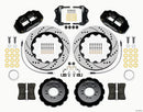 Wilwood Narrow Superlite 6R Front Brake Kit (14.00 in Drilled & Slotted Rotors - Black Calipers) - 2013+ Ford Focus ST - Hat Kit / Includes Brake Lines | 140-13019-D
