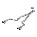 MBRP 3" T304 Stainless Steel Street Profile Cat-Back Exhaust w/ Carbon Fiber Tips – 2017-2023 Dodge Challenger 5.7L HEMI – MBRP S71133CF same MBRP product-family image