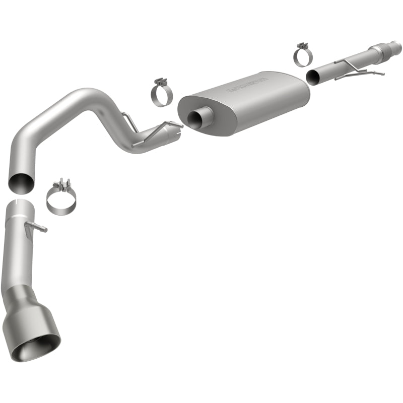 MagnaFlow 10-12 Chevy Avalanche 1500 5.3L V8 Single P/S Rear Exit Stainless CatBack Perf Exhaust