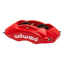 Wilwood GNX4 Brake Caliper - 1.88 in Piston Bore / 1.00 in Rotor Thickness / Red | 120-10754-RD