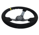 NRG 350mm Deep Dish Suede Steering Wheel – 3" Dish