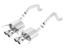 Borla Axle-Back Exhaust – 15 Chevy Corvette C7 Z06 6.2L without AFM NPP Quad Tips Center Exit - product image 4