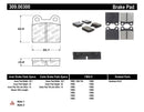 StopTech Sport Brake Pads – 1964-1968 Alfa Romeo Giulia product image 4