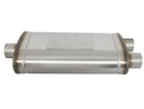 aFe MACH FORCE-Xp SS Muffler 3" Center Inlet / 3" Offset Outlet 22" L x 11" W x 6" H Body