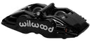 Wilwood Forged Superlite Brake Caliper - 1.38 in Piston Bore / 0.81 in Rotor Thickness / Black | 120-11128-BK