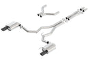 Borla Cat-Back Exhaust – 2015–2017 Ford Mustang GT 5.0L V8 3in pipe 4in - product image 2