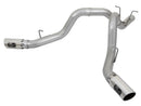 aFe ATLAS 4 in. DPF-Back Exhaust System Aluminum Steel with Dual Exit (Polished Tip) – 17 GM Duramax 6.6L Turbo Diesel