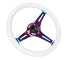 NRG 350mm Wood Grain Steering Wheel – 1.5" Deep Dish