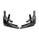 SEIBON Carbon Fiber Front Bumper Canards - 2023-2024 Honda Civic Type R (FL5) - alternate view 2