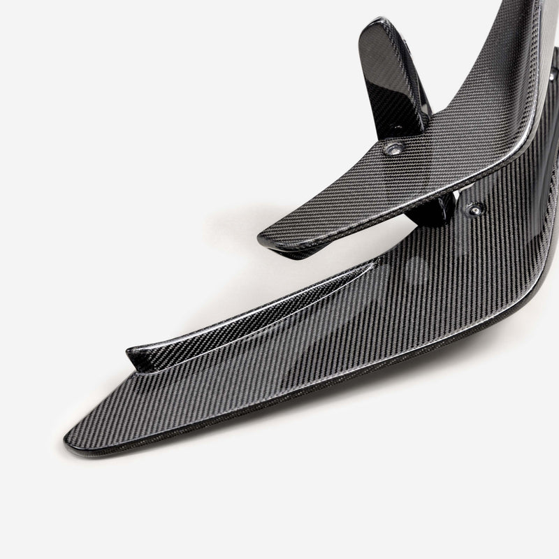 SEIBON Carbon Fiber Front Bumper Canards - 23+ Honda Civic Type R (FL5)