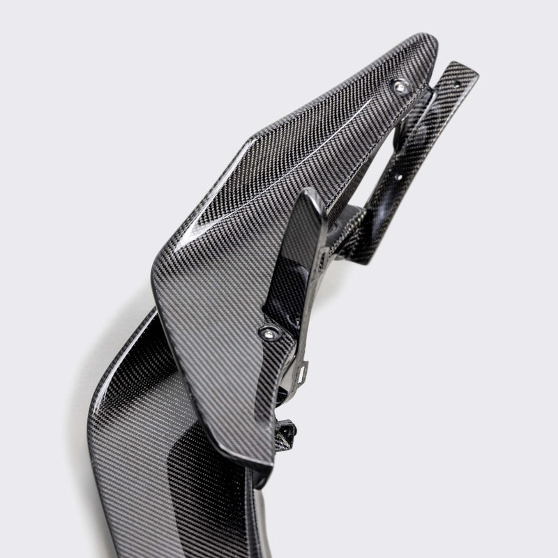 SEIBON Carbon Fiber Front Bumper Canards - 23+ Honda Civic Type R (FL5)