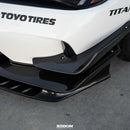 SEIBON Carbon Fiber Front Bumper Canards - 23+ Honda Civic Type R (FL5)