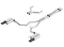Borla Cat-Back Exhaust – 2015–2017 Ford Mustang GT 5.0L V8 3in pipe 4in - product image 3