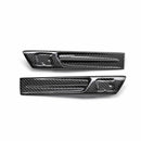 SEIBON Carbon Fiber Fender Duct Logo - 2009-2022 Nissan GT-R (R35) - alternate view 1