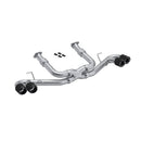 MBRP 3" Quad Rear Exit T304 Stainless Steel Cat-Back Exhaust – 2020+ Chevrolet Corvette C8 – MBRP S70423CF