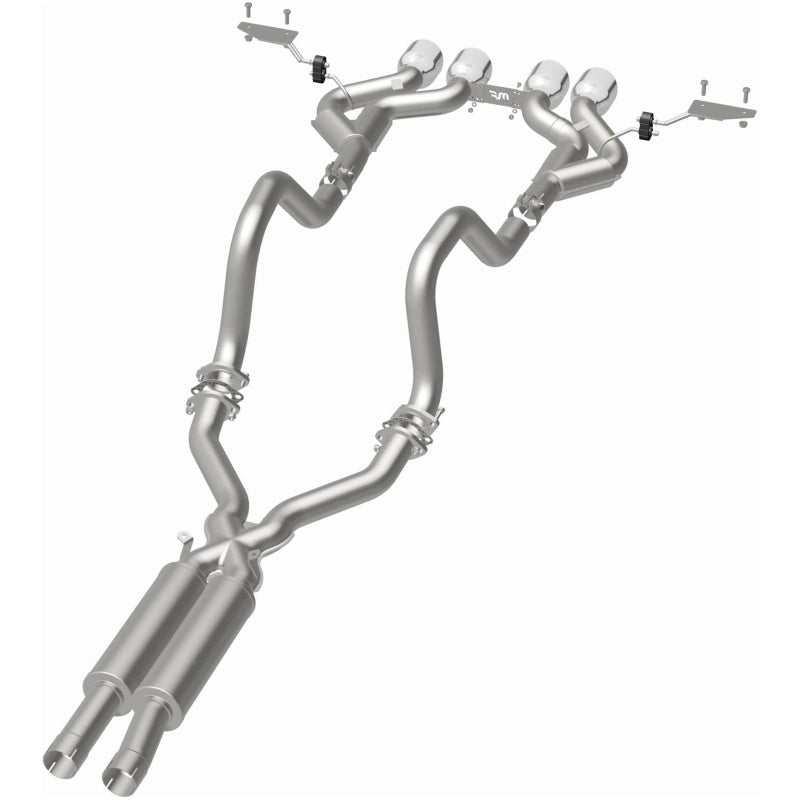 Magnaflow 00-04 Chev Corvette V8 5.7L Comp Series Quad Ctr Rr Exit SS Cat-Back Perf Exhaust