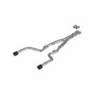 MBRP 3" T304 Stainless Steel Street Profile Cat-Back Exhaust w/ Carbon Fiber Tips – 2017-2023 Dodge Charger 5.7L HEMI – MBRP S71173CF