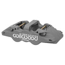Wilwood AERO4 ST Left Brake Caliper - 1.88/1.62 in Piston Bores / 1.25 in Rotor Thickness / Anodized / 0.80 in Pad Thickness | 120-13298