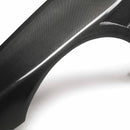 SEIBON Carbon Fiber Fenders - 2003-2006 Mitsubishi Lancer EVO8 (10mm Wider) (CT9A) - alternate view 3