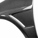 SEIBON Carbon Fiber Fenders - 2004-2005 Subaru Impreza/WRX/STI (10mm Wider) - alternate view 3