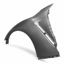 SEIBON OE-Style Front Fenders - 2009-2022 Nissan GT-R (R35) - Matte Dry Carbon Fiber - alternate view 2