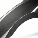 SEIBON OE-Style Carbon Fiber Fenders - 2017-2021 Honda Civic Type R (FK8) - alternate view 3