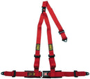 OMP 3 Point Harness - Red