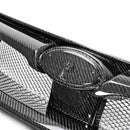 SEIBON STI-Style Carbon Fiber Front Grille - 2011-2014 Subaru WRX STI - alternate view 2