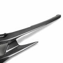 SEIBON CV-Style Carbon Fiber Front Grille - 2017-2021 Honda Civic Type R (FK8) - alternate view 3