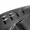SEIBON CWII-Style Carbon Fiber Hood - 2003-2006 Mitsubishi Lancer EVO (CT9A) - alternate view 2