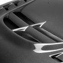 SEIBON CWII-Style Carbon Fiber Hood - 2003-2006 Mitsubishi Lancer EVO (CT9A) - alternate view 3