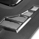 SEIBON CW-Style Carbon Fiber Hood - 2004-2005 Subaru Impreza/WRX/STI - alternate view 3