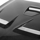 SEIBON CW-Style Carbon Fiber Hood - 2004-2008 Acura TL - alternate view 1