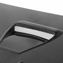 SEIBON CW-Style Carbon Fiber Hood - 2004-2008 Acura TL - alternate view 2
