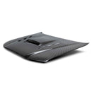 SEIBON TS-Style Carbon Fiber Hood - 2005-2011 Toyota Tacoma - alternate view 1