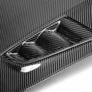 SEIBON MGII-Style Carbon Fiber Hood - 2006-2011 Honda Civic 4DR - alternate view 2