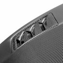 SEIBON MGII-Style Carbon Fiber Hood - 2006-2010 Honda Civic 4DR JDM / Acura CSX - alternate view 2