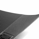 SEIBON MGII-Style Carbon Fiber Hood - 2006-2010 Honda Civic 4DR JDM / Acura CSX - alternate view 3