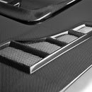 SEIBON CW-Style Carbon Fiber Hood - 2006-2007 Subaru Impreza/WRX/STI - alternate view 3