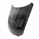 SEIBON GTR-Style Carbon Fiber Hood - 2007-2010 BMW E92 2DR, pre LCI (Louvers are cosmetic - they do NOT vent air) (E92) - alternate view 1