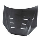 SEIBON TS-Style Carbon Fiber Hood - 2010-2012 Hyundai Genesis 2dr
