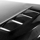 SEIBON TSII-Style Carbon Fiber Hood - 2008-2009 Lexus IS F (USE20L) - alternate view 3