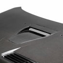 SEIBON OE-Style Carbon Fiber Hood - 2008-2015 Mitsubishi Lancer EVO X (CZ4A) - alternate view 2