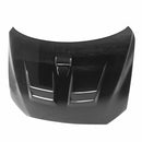 SEIBON DV-Style Carbon Fiber Hood - 2008-2017 Mitsubishi Lancer
