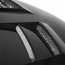 SEIBON DV-Style Carbon Fiber Hood - 2008-2017 Mitsubishi Lancer - alternate view 2