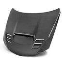 SEIBON CWII-Style Carbon Fiber Hood - 2008-2014 Subaru WRX/STI
