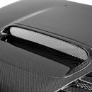 SEIBON CWII-Style Carbon Fiber Hood - 2008-2014 Subaru WRX/STI - alternate view 2